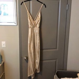 gold sequin maxi dress